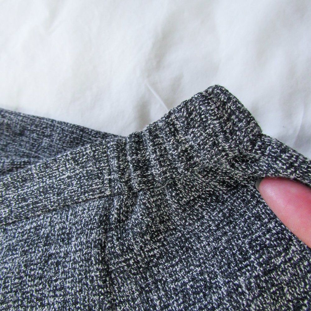 VICTOR COSTA Vintage Designer Essential High Waist Trousers in Heathered Gray-6 - Picture 6 of 10